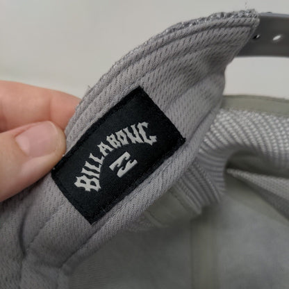 Billabong Snapback Trucker Hat Gray One Size Adjustable Mesh Back Embroidered