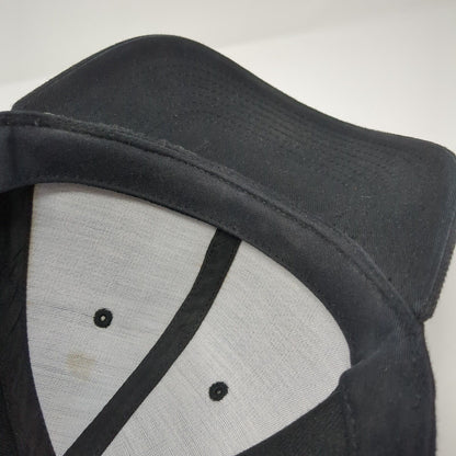 The Country Cafe Strapback Hat Black One Size Adjustable 6 Panel Decky