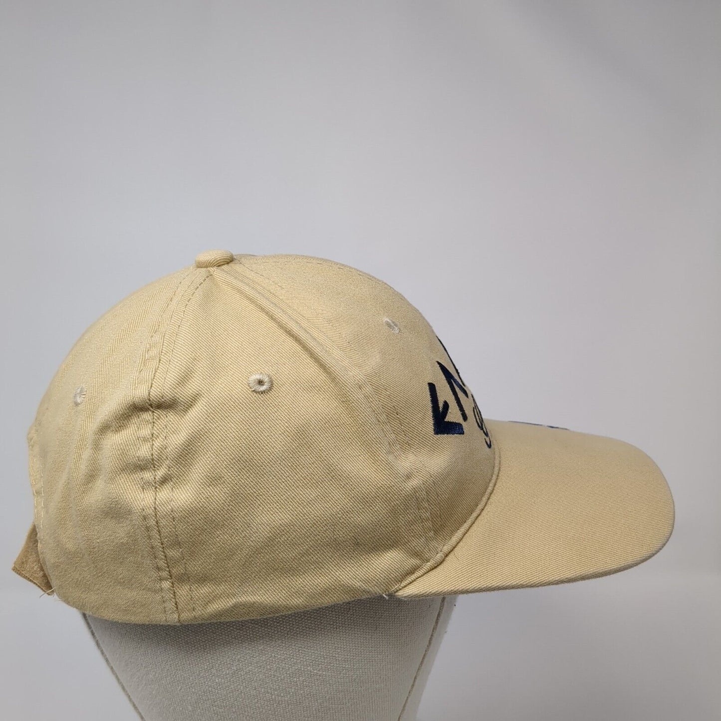 Greece Strapback Hat Tan One Size Adjustable Greek Letter Patriotic Karfil Hats