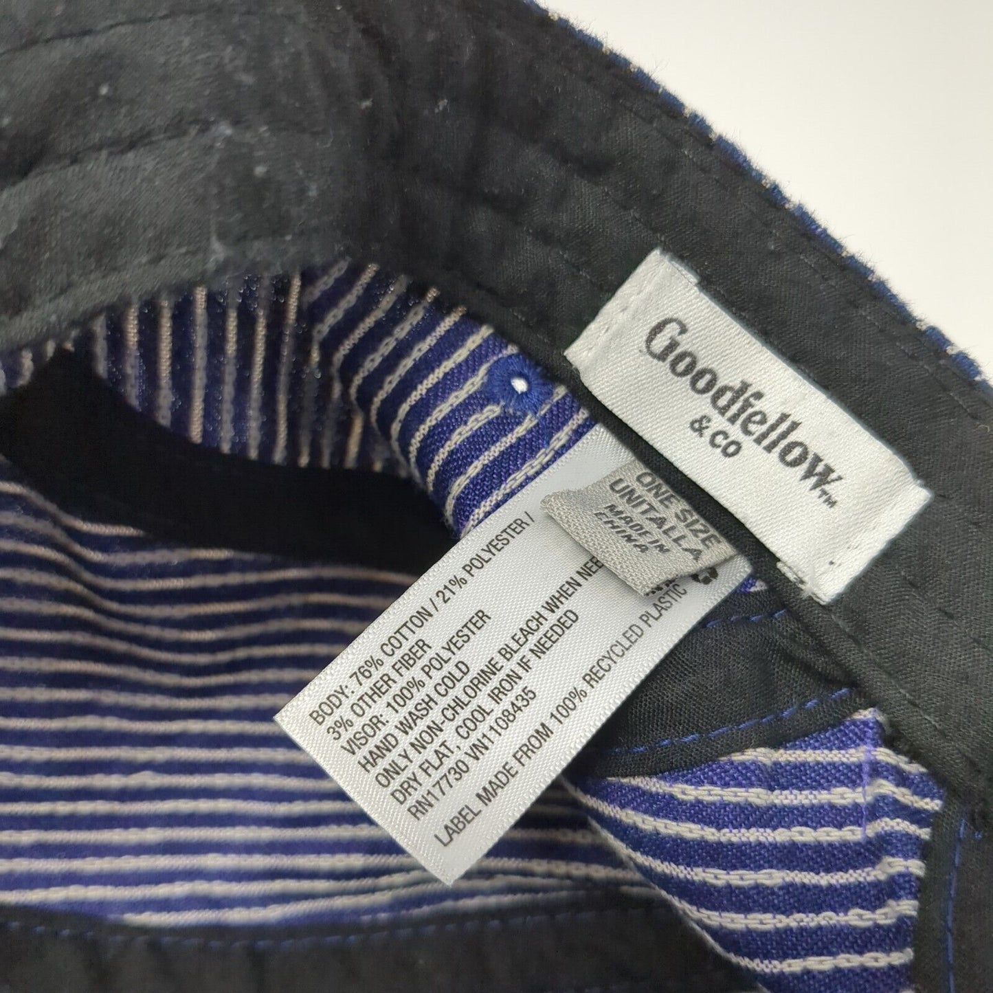 Goodfellow & co. Slideback 5 Panel Cap Multicolor One Size Adjustable Blank