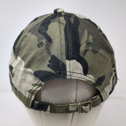 Baseball Cap Green Gray Black Camo American Flag Hat One Size Slideback Cotton