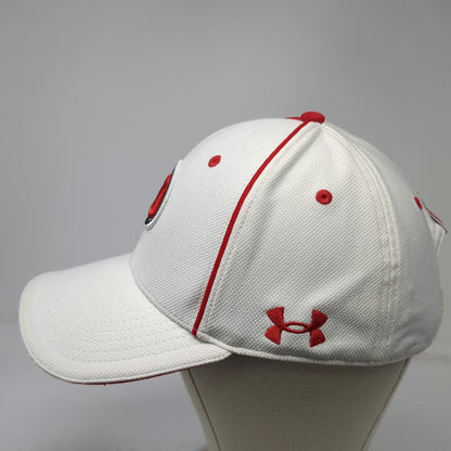 Under Armour Utah Utes NCAA Cap White One Size ISO-CHILL Strapback Curved Hat