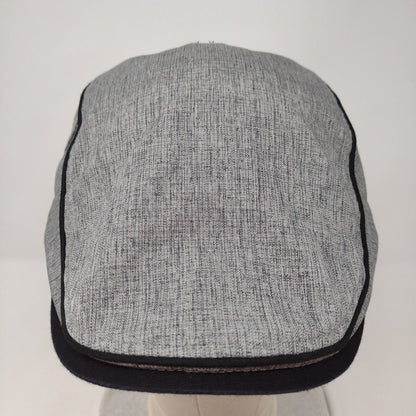 Salt Lake Express Flat Cap Gray OSFA Adjustable Embroidered Blank