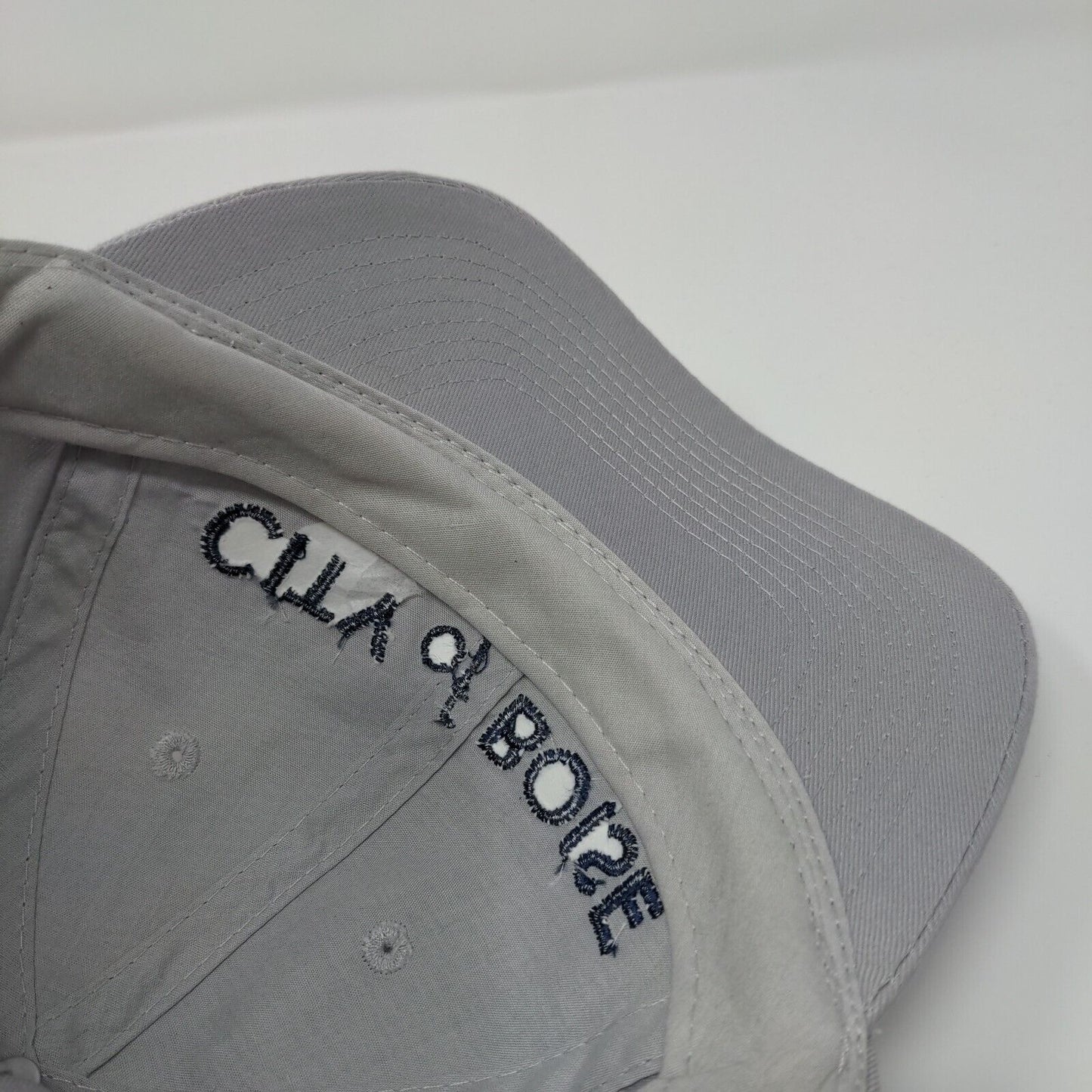 City of Boise Strapback Hat Gray One Size Adjustable Embroidered Port & Company
