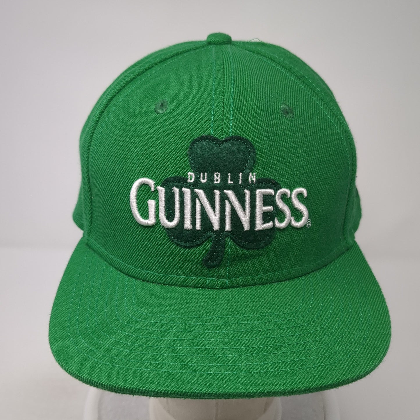Dublin Guinness Snapback Hat Green One Size Adjustable Embroidered