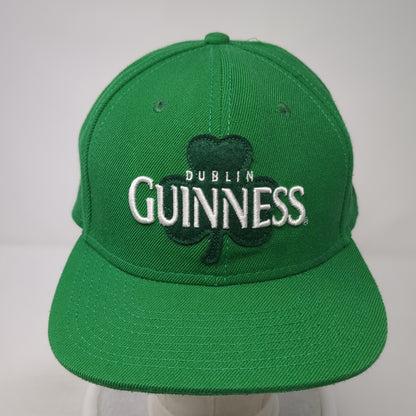Dublin Guinness Snapback Hat Green One Size Adjustable Embroidered
