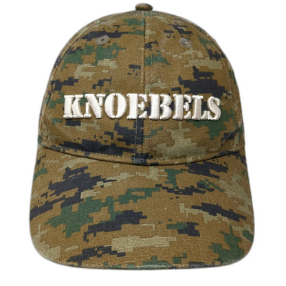Jacobson Hat Baseball Cap Brown Digital Camo One Size Knoebels Strapback Hat