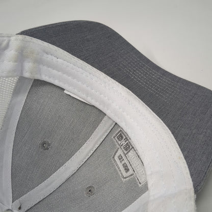 AMG Trucker Hat Gray One Size D&B Supply Shield Logo Snapback Mesh Back Outdoor