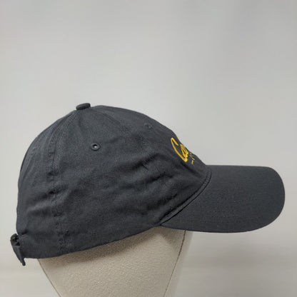 Cabela's Club Slideback Hat Gray OSFM Embroidered 6 Panel Vent Holes