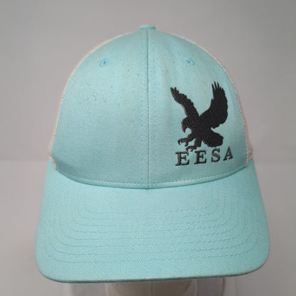 EESA Snapback Trucker Hat Blue M/L Adjustable Embroidered Mesh Back Richardson