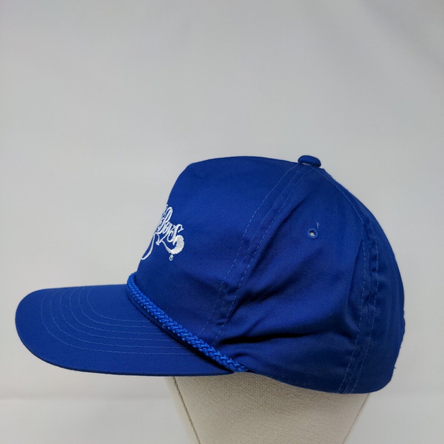 The Oak Ridge Boys Slideback Hat Blue OSFA Adjustable Embroidered Rope Youngan