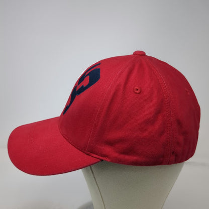Disneyland Baseball Cap Red One Size Fitted Embroidered 55 Blue Undervisor Hat