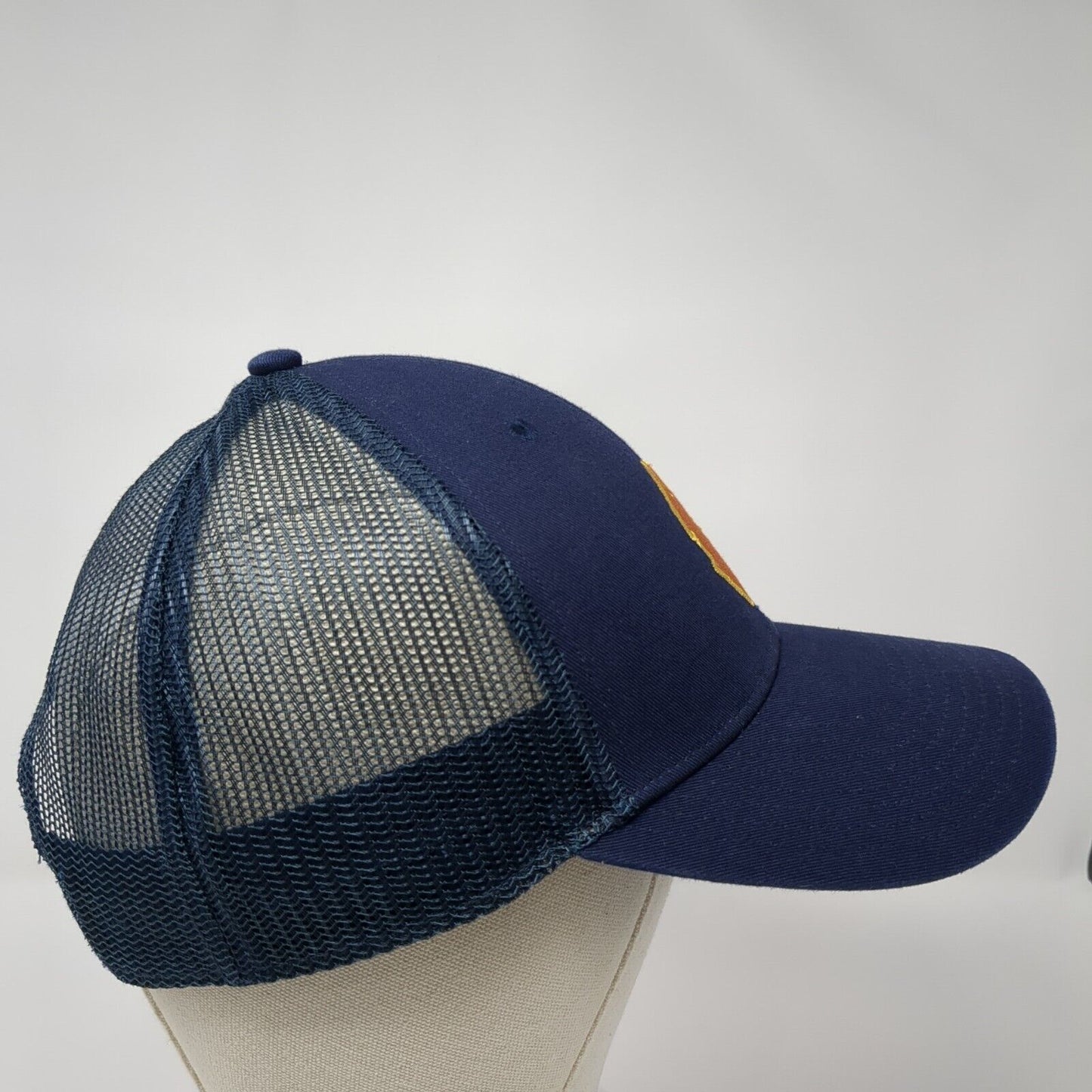 Cotopaxi Snapback Mesh Back Trucker Hat Blue One Size Solid Adjustable