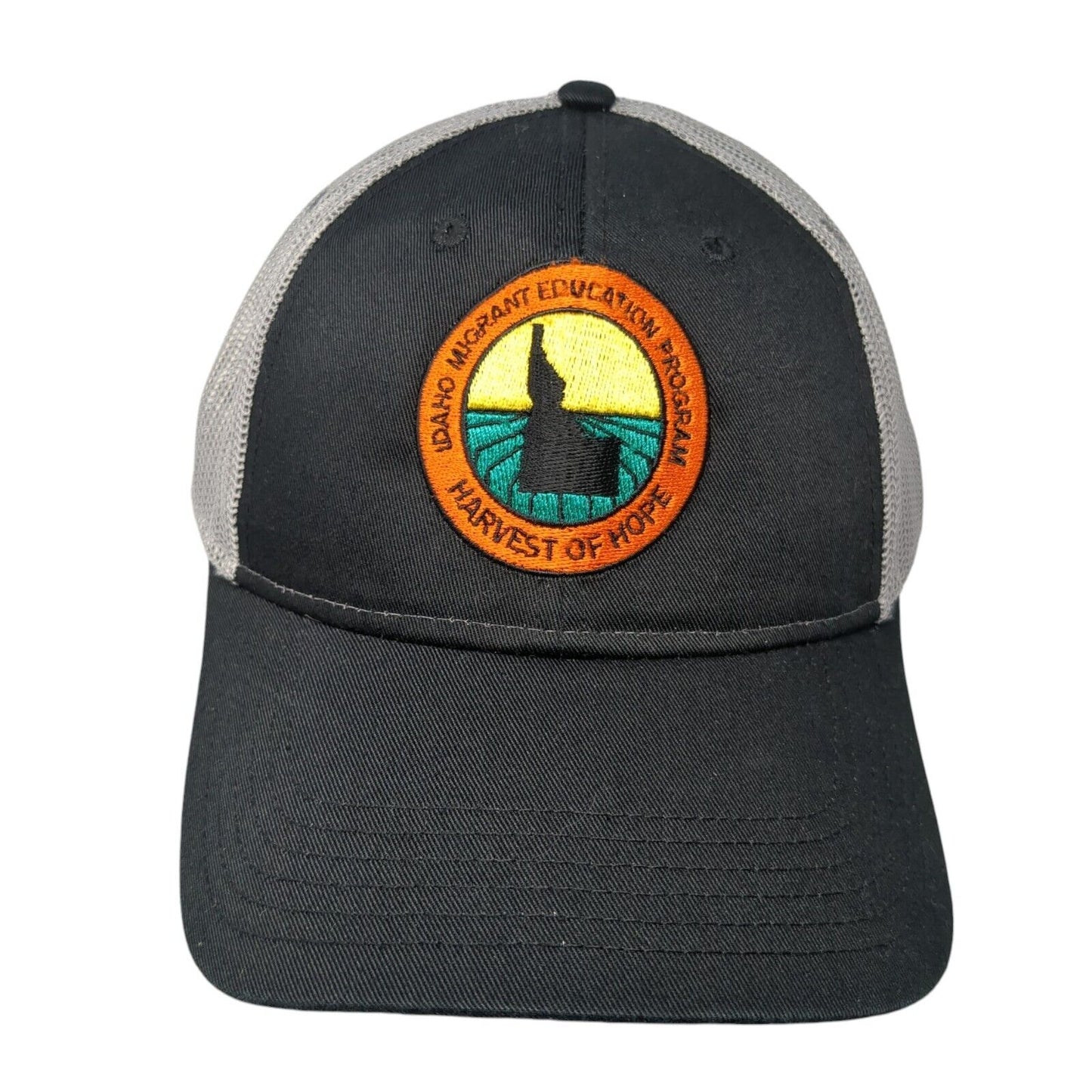 Harvest Of Hope Snapback Trucker Hat Black One Size Mesh Back Otto