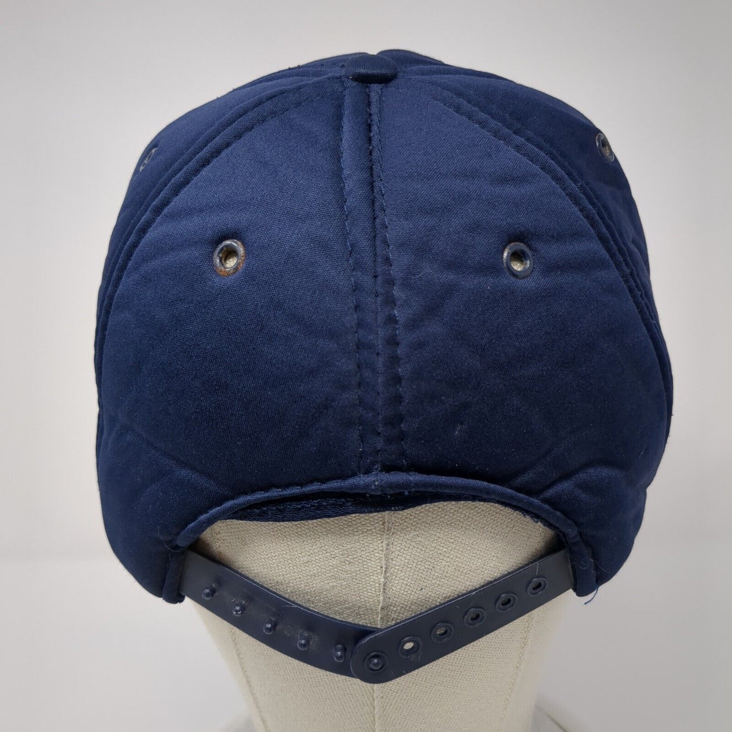 Garibaldi Ore USA Snapback Hat Blue M/L Adjustable Patch Logo 6 Panel Sportco
