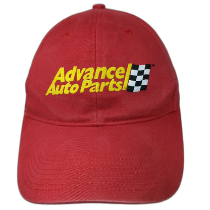 Vitronic Advance Auto Parts Hat Red Baseball Cap One Size Strapback Checkered