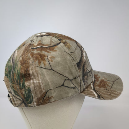 Cabelas Baseball Cap Brown Camo One Size Gore-Tex Strapback Realtree Hat