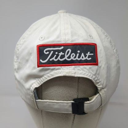 Titleist Baseball Cap White One Size Pro V1 FootJoy Performance Golf Hat