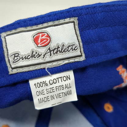 Buck's Athletic Baseball Cap Hat Blue One Size Farm Bureau Insurance Idaho Logo