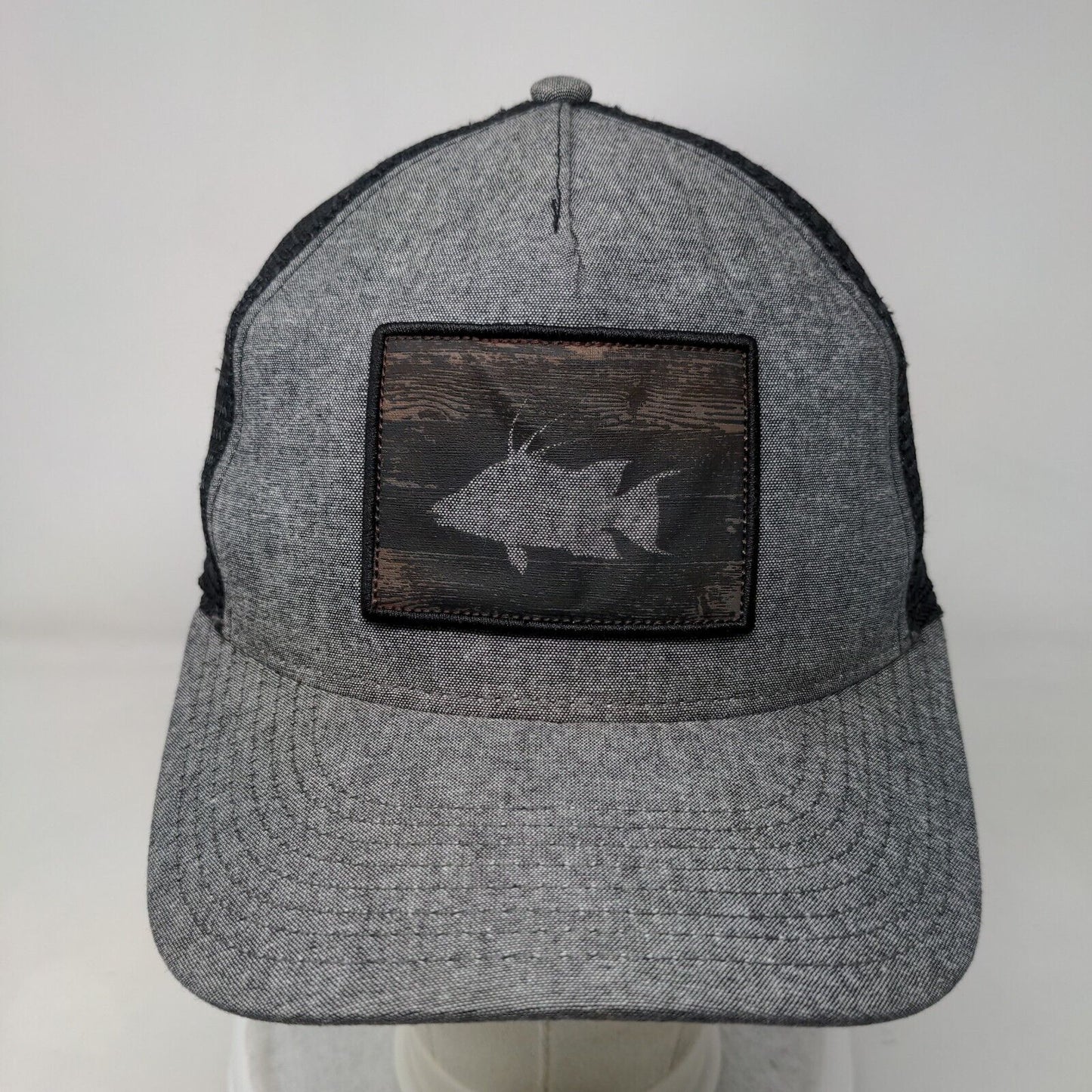 Boaters Republic Snapback Trucker Hat Gray One Size Adjustable Mesh Back