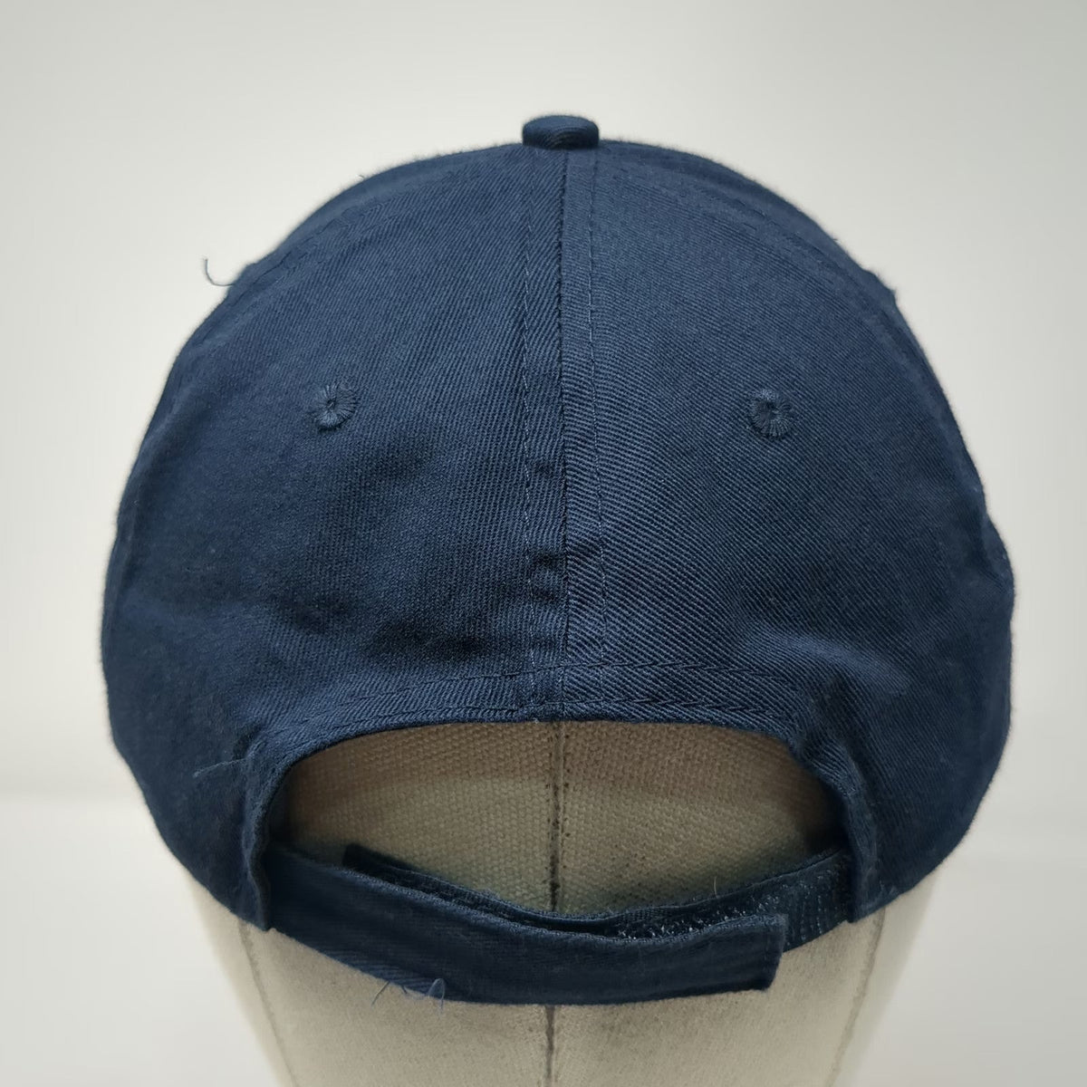Port & Company Baseball Cap Blue One Size Helix Steel Logo Cotton Strapback Hat