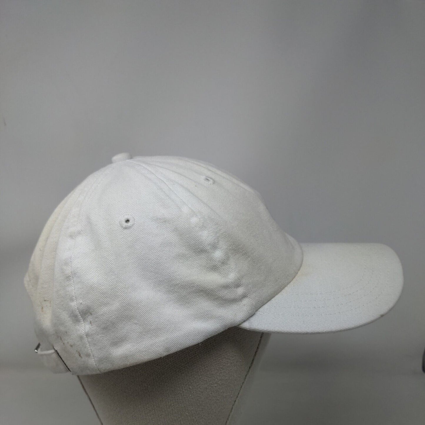 Imperial Slideback Hat White OSFA Embroidered C O Logo Adjustable