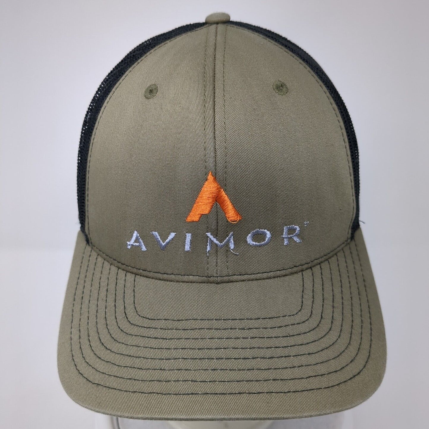 Avimor Snapback Mesh Back Trucker Hat Tan One Size Richardson 6 Panel