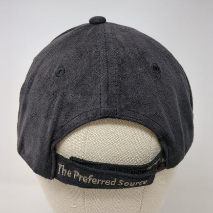 Jack B. Parson Companies Strapback Hat Black One Size Adjustable Hoxer Headwear