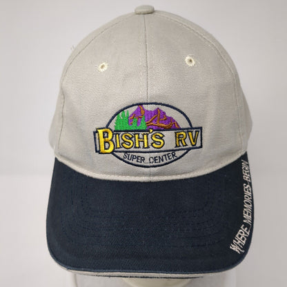 Bish's RV Super Center Where Memories Begin Route66 Slideback Hat Tan One Size