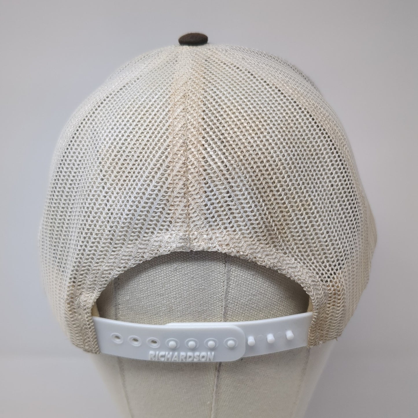 STLHD Snapback Trucker Hat Black One Size Adjustable Mesh Back Richardson