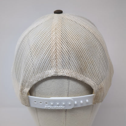 STLHD Snapback Trucker Hat Black One Size Adjustable Mesh Back Richardson