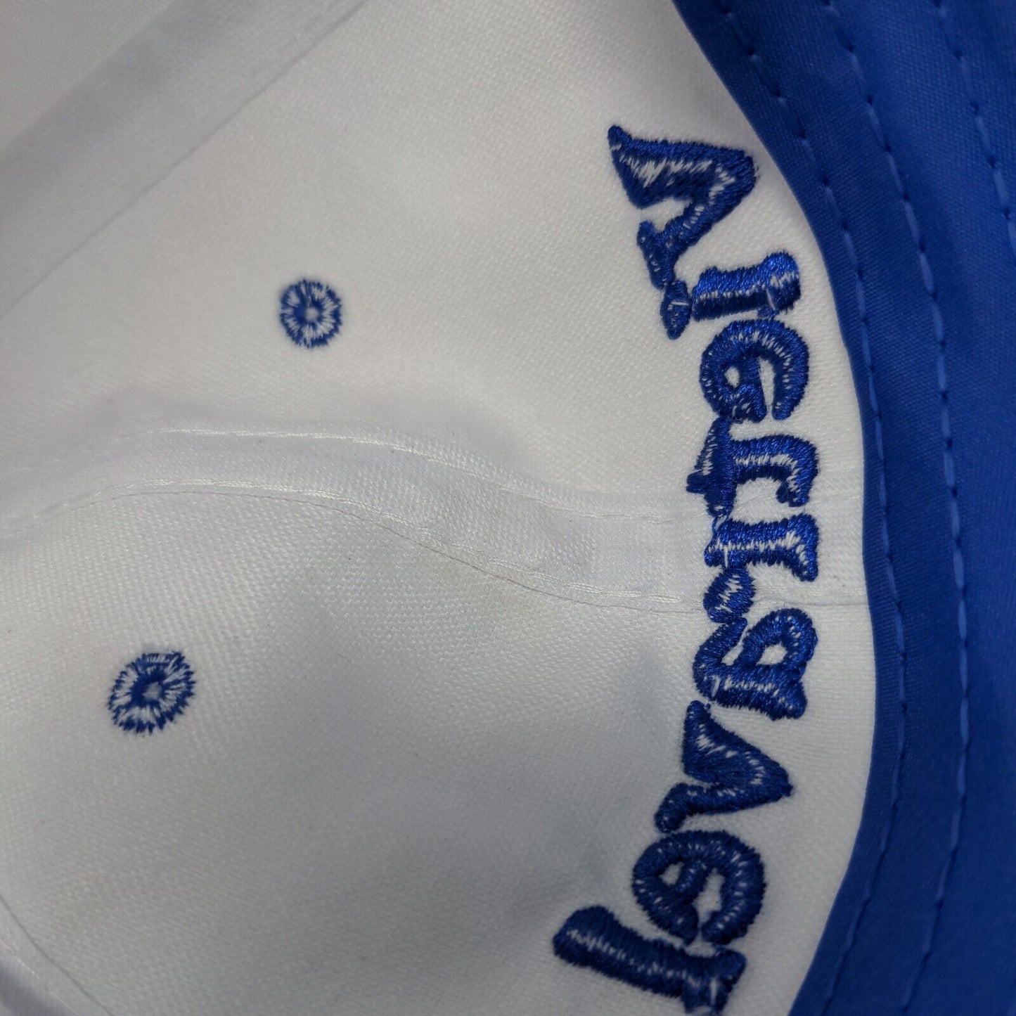 Vietravel Slideback Hat White OSFA Adjustable Embroidered 6 Panel