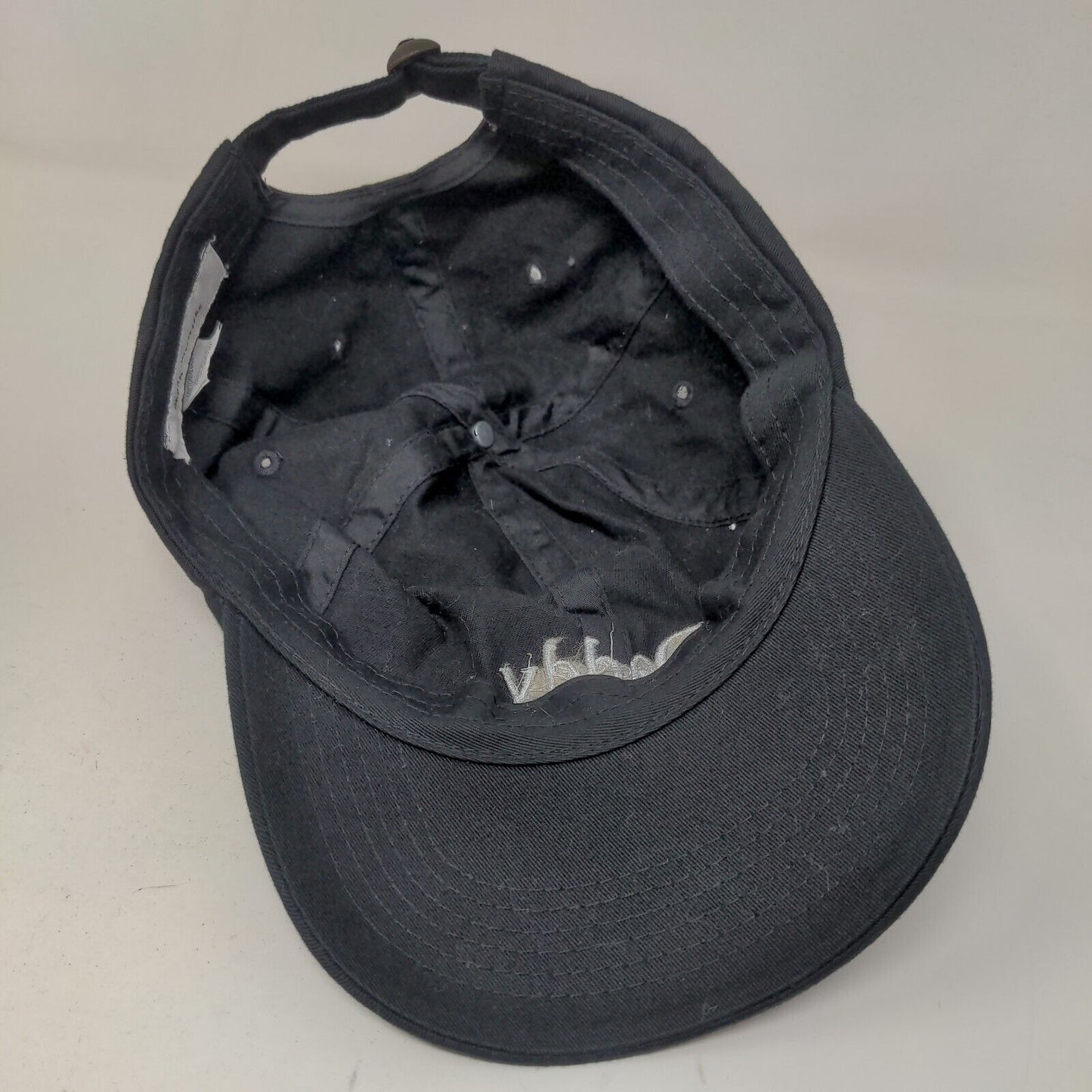 Urban Outfitters Women's Slideback Hat Black Adjustable Embroidered Daddy Cotton