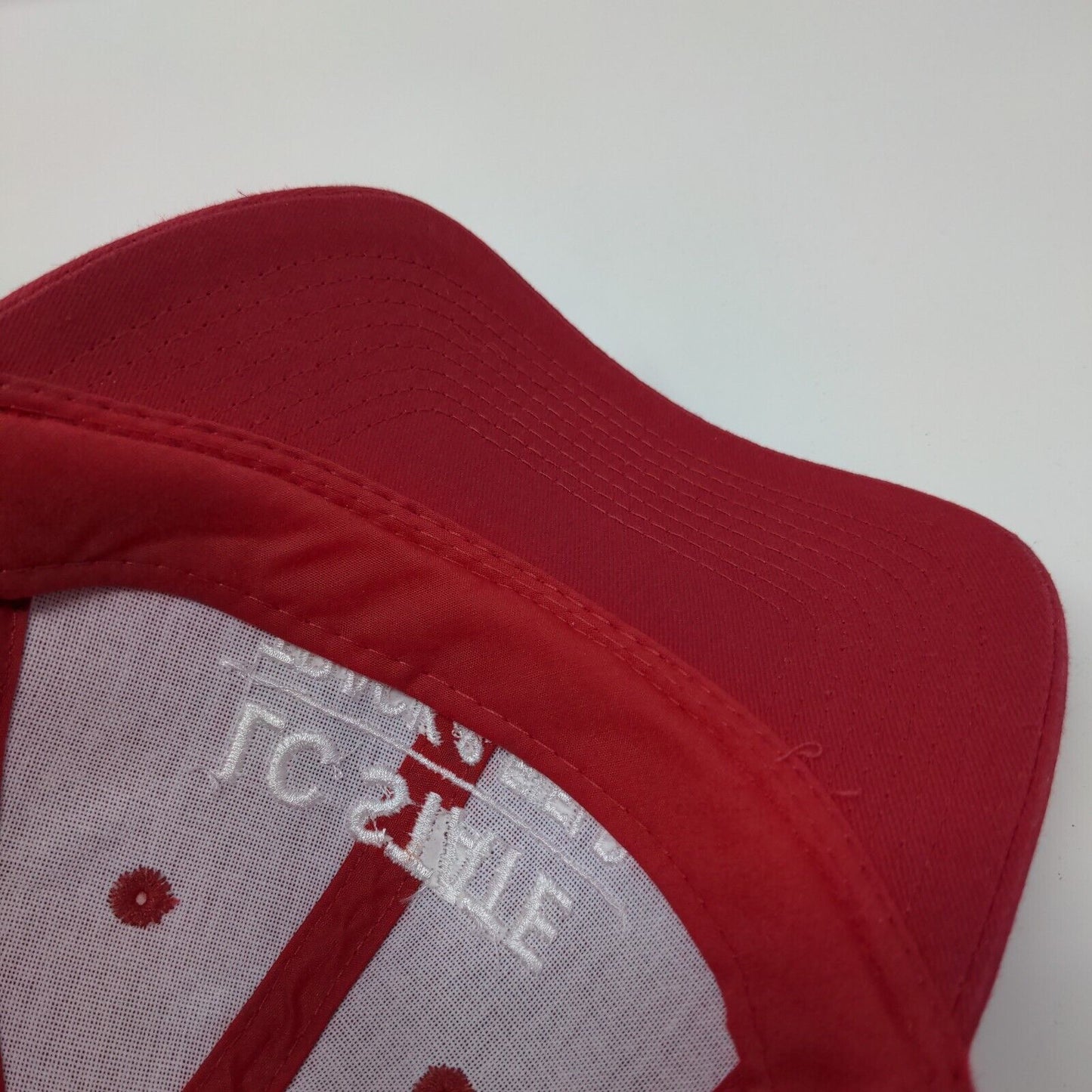 LC State Track & Field Strapback Hat Red OSFA 6 Panel Port & Company