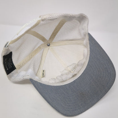 Travis Mathew Snapback Trucker Hat White OS Adjustable 110 Flexfit Mesh Yupoong