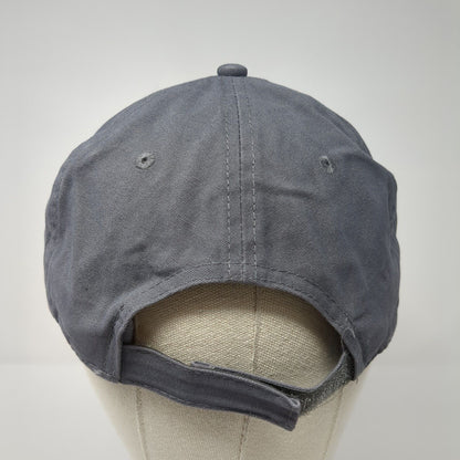 The Home Depot Team Depot Strapback Hat Gray One Size Embroidered Port & Company