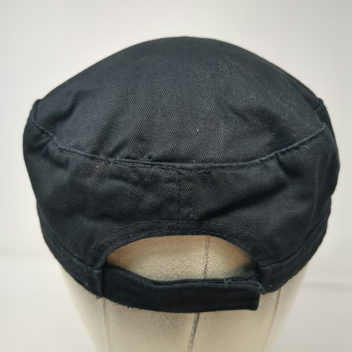 Jack Daniel's Army Cap Black One Size Embroidered Logo Strapback Whiskey Hat