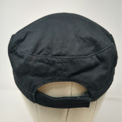 Jack Daniel's Army Cap Black One Size Embroidered Logo Strapback Whiskey Hat