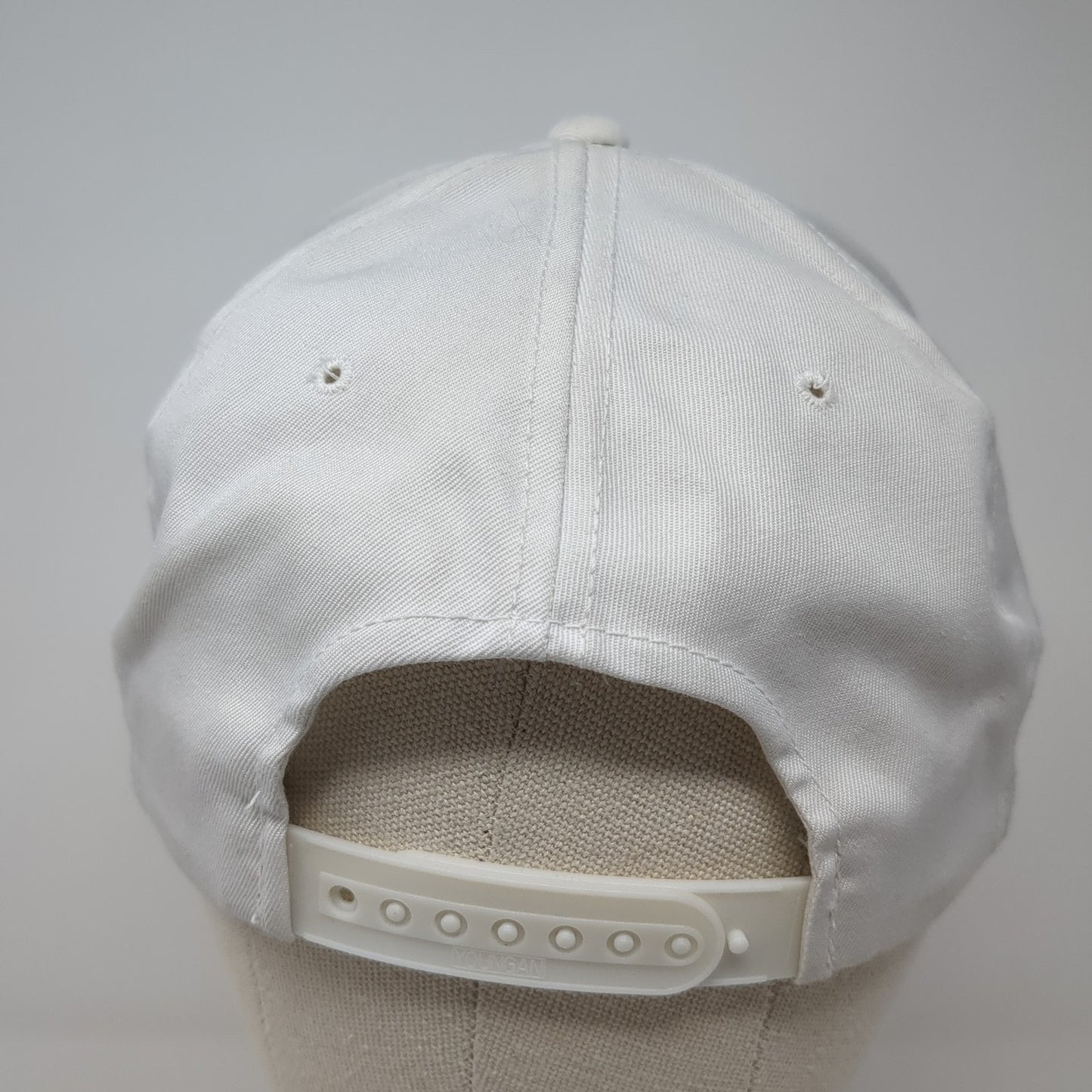 Crescent City Snapback Hat White One Size Adjustable Embroidered Rope Young An