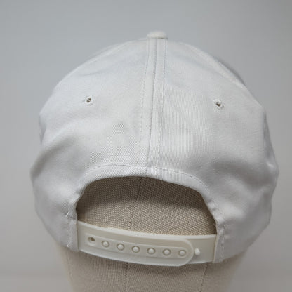 Crescent City Snapback Hat White One Size Adjustable Embroidered Rope Young An