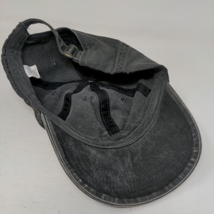 Unbranded Slideback Hat Gray OSFM Solid Adjustable 6 Panel Blank