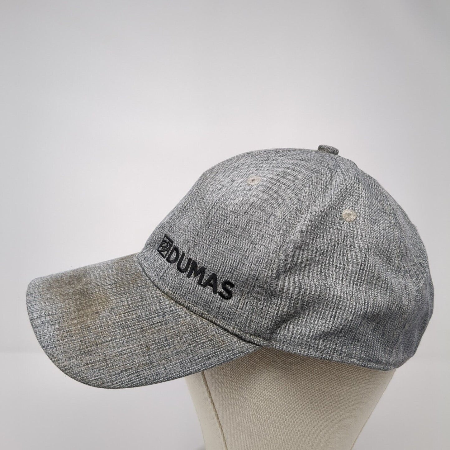 Dumas Slideback Hat Gray One Size Adjustable Embroidered Fits Midway