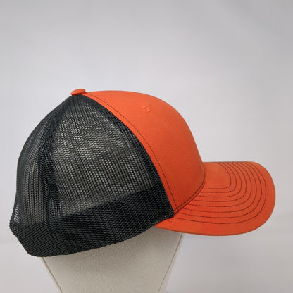 Capital Paving Snapback Trucker Hat Orange OSFA Mesh Back Richardson