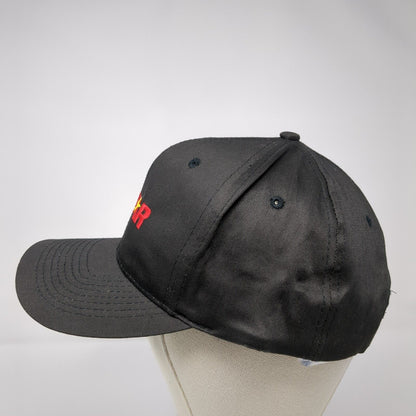 Newport's Roadstar Snapback Hat Black OSFA Adjustable Embroidered