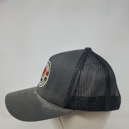 Snoqualmie Wahington Snapback Trucker Hat Gray OS Mesh Back The Classics Yupoong