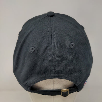 Champion Slideback Hat Black OSFA Adjustable C Logo Solid Vent Holes