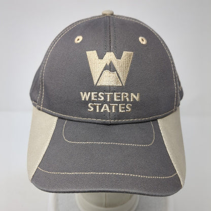 Western States VIP RV Customer Strapback Hat Gray OS Adjustable Embroidered BDA