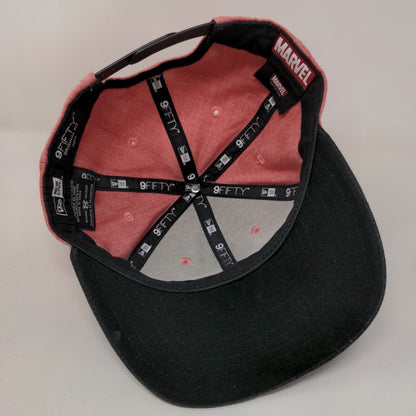 Deadpool Marvel Snapback Hat Red OSFM Original Fit Adjustable 9Fifty New Era