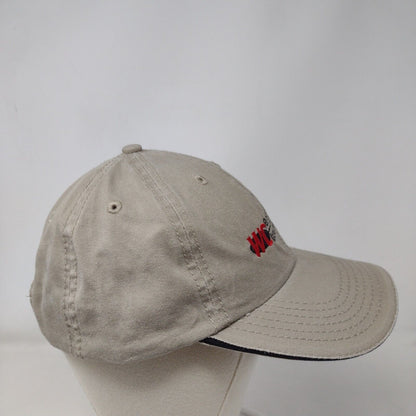 Western Community Strapback Hat Tan OS Adjustable Embroidered Port & Company