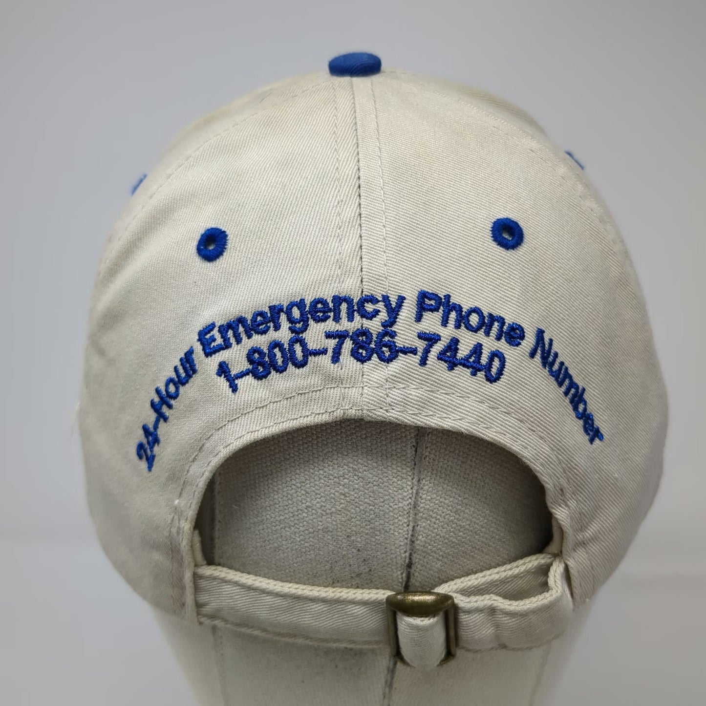 Homer Miller Sunoco Logistics Baseball Cap Beige One Size Cotton Slideback Hat